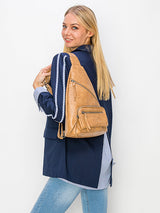 Covertible zips sling and backpack by hfstylish