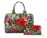 Fashion Leo Flower Satchel with wallet by hfstylish