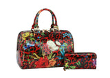 Fashion Leo Flower Satchel with wallet by hfstylish