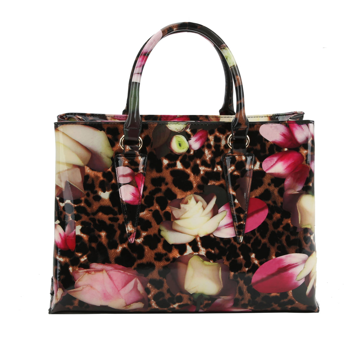 Fashion Leo Flower Satchel Set with wallet by hfstylish