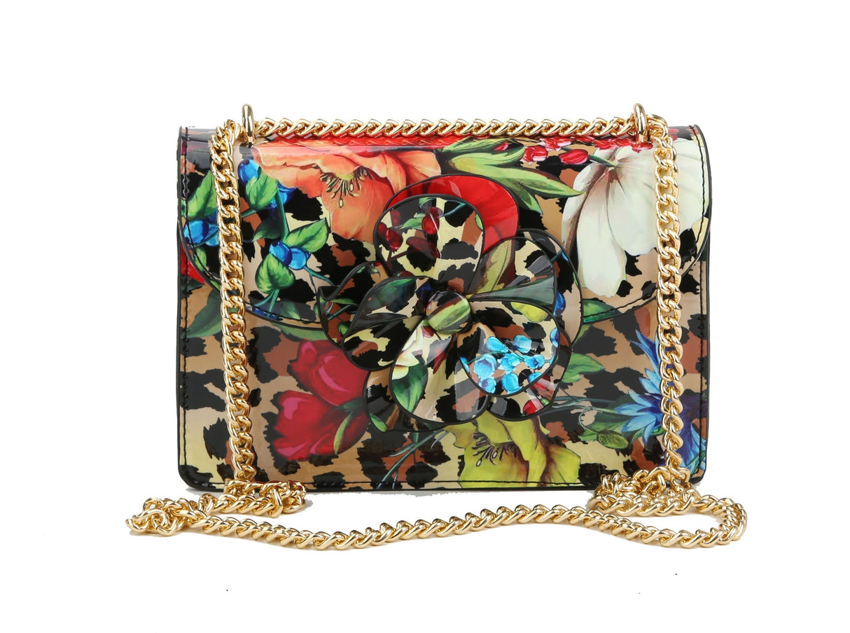 Fashion Leo flower crossbody handbag by hfstylish