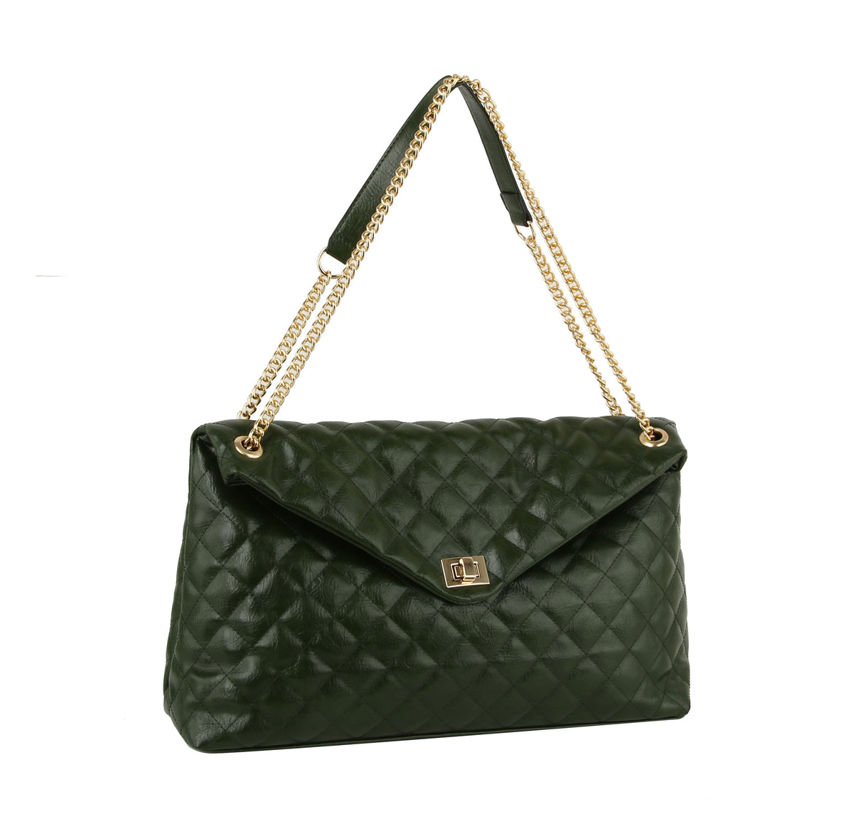 Fashion Quilted Oversize Satchel trolley sleeve by hfstylish