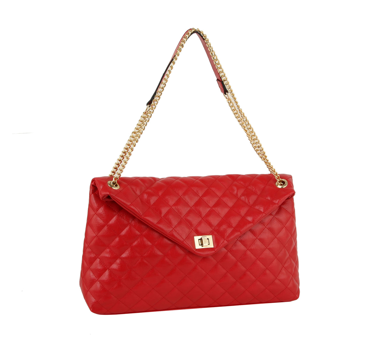 Fashion Quilted Oversize Satchel trolley sleeve by hfstylish