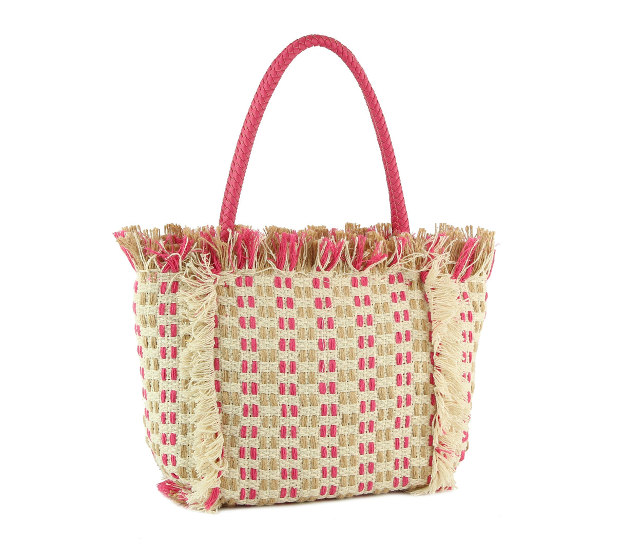 Straw Travel Beach Tote Bag by hfstylish