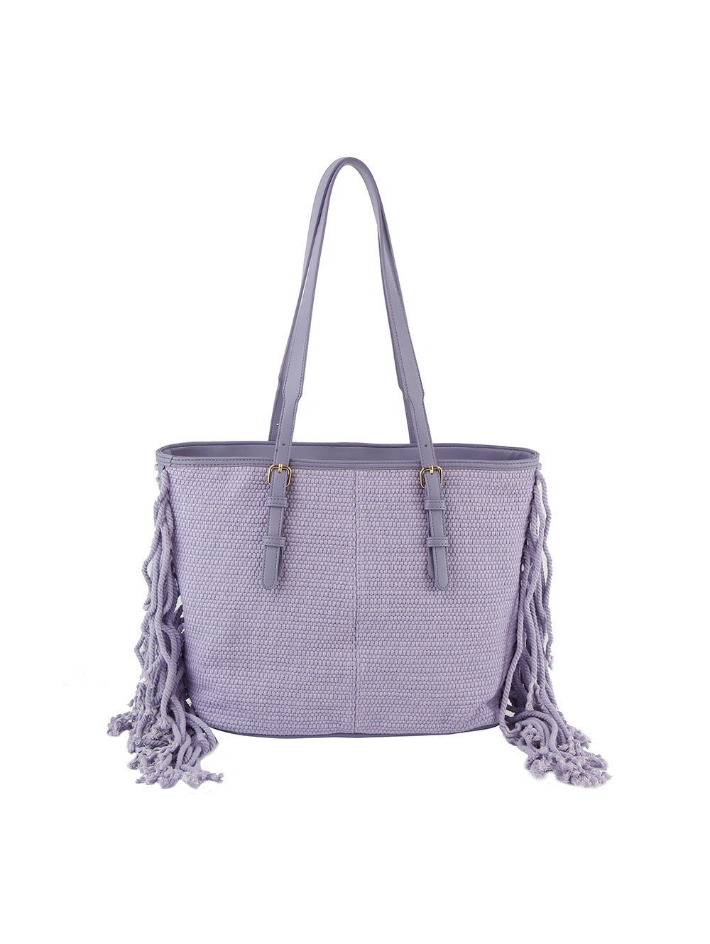 Corve texture fringe tote by hfstylish