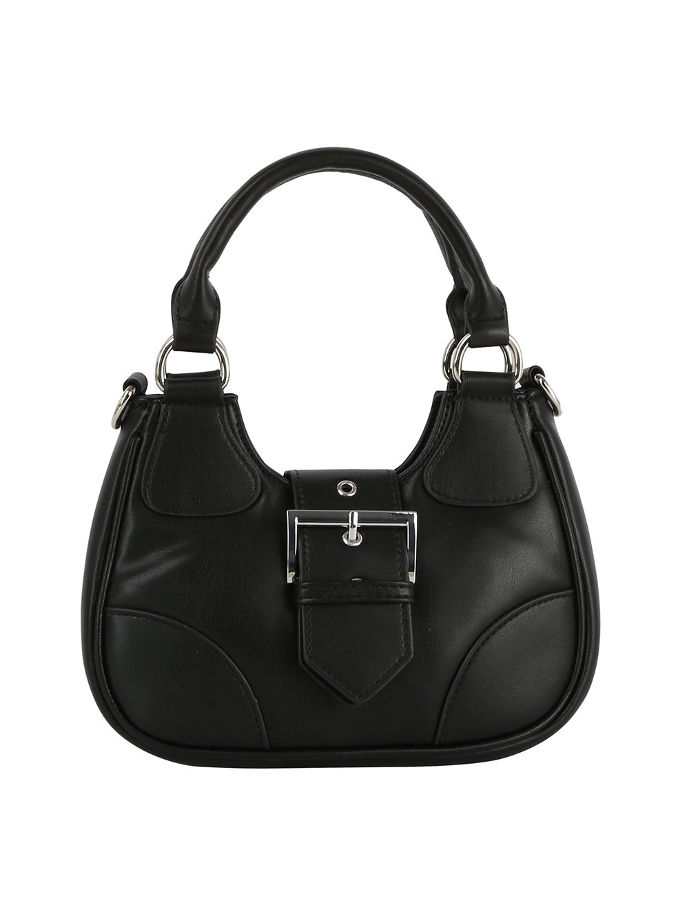 Buckle front flap satchel by hfstylish