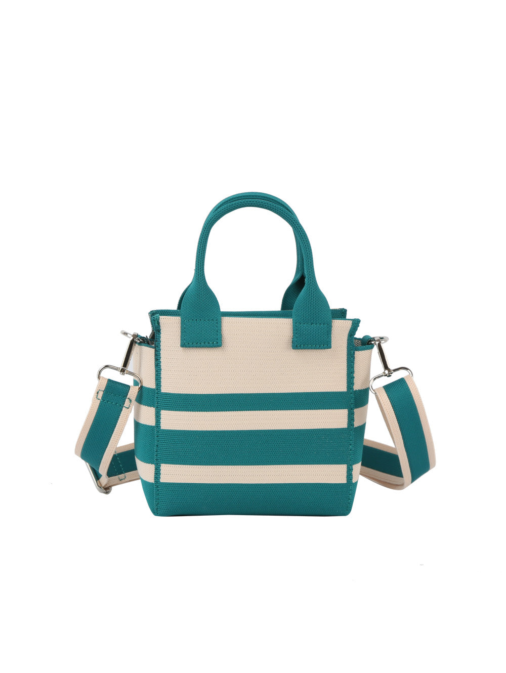 Color block striped tote crossbody by hfstylish