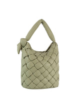 Padded woven tie handle hobo by hfstylish