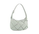 Puffy woven shoulder hobo by hfstylish