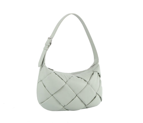 Puffy woven shoulder hobo by hfstylish