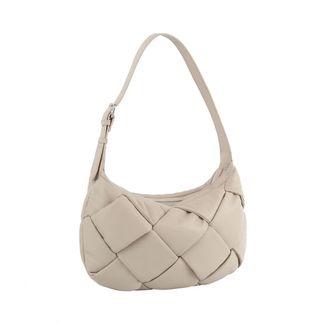 Puffy woven shoulder hobo by hfstylish