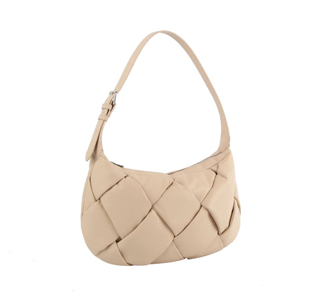 Puffy woven shoulder hobo by hfstylish