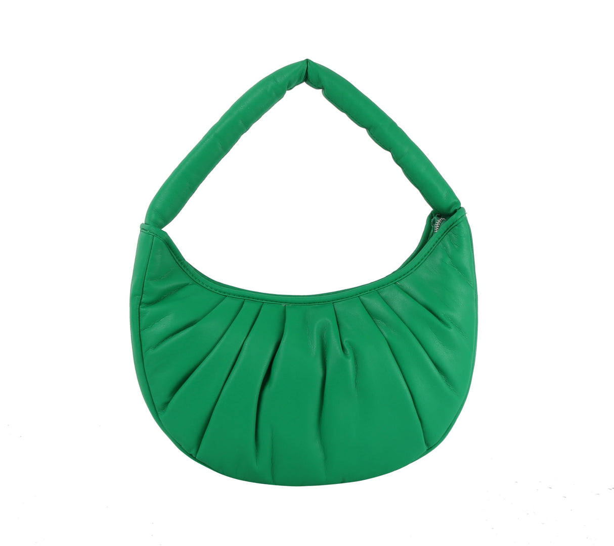 Pleated Puff Shoulder Bag by hfstylish