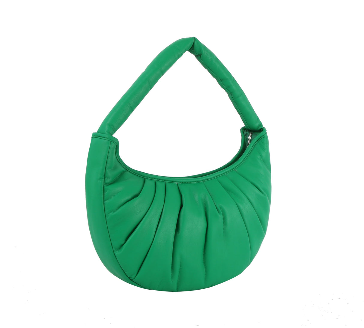 Pleated Puff Shoulder Bag by hfstylish