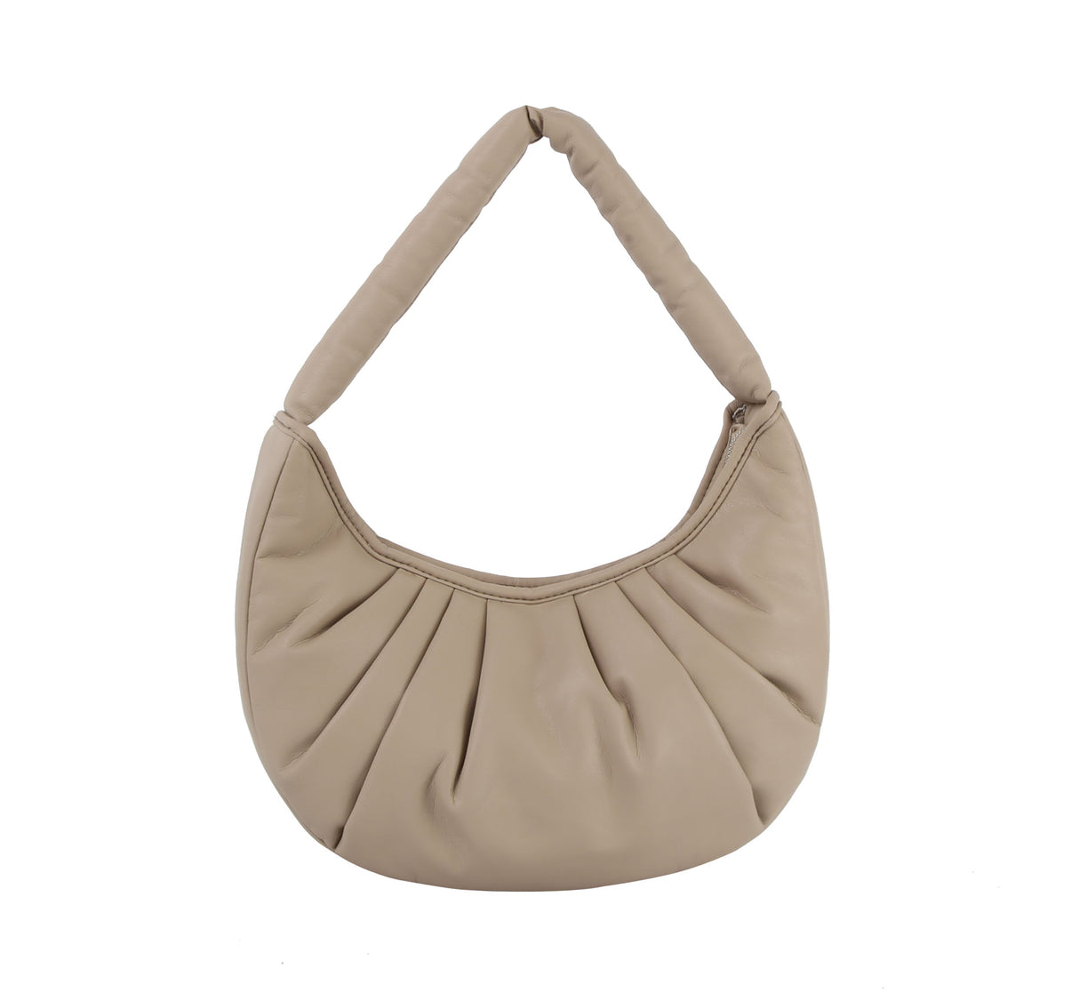 Pleated Puff Shoulder Bag by hfstylish