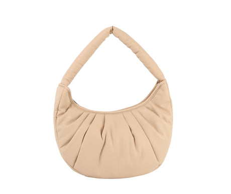 Pleated Puff Shoulder Bag by hfstylish