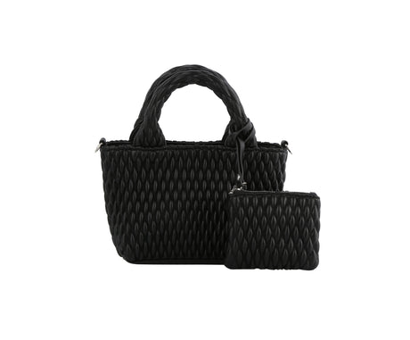 2 in 1 mini quilted tote by hfstylish