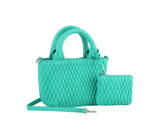 2 in 1 mini quilted tote by hfstylish