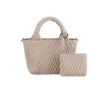 2 in 1 mini quilted tote by hfstylish