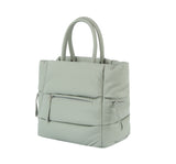 Puffer tote with zip pockets by hfstylish