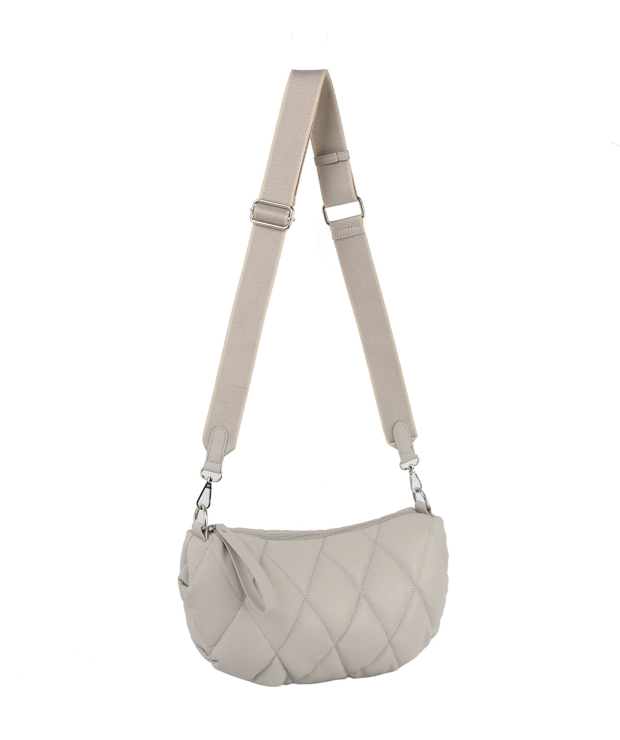 Quilted half moon crossbody by hfstylish