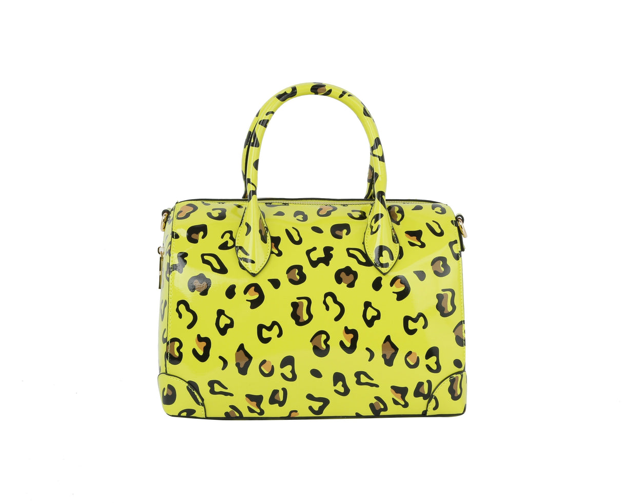 Fashion Neon Leo Satchel with Wallet by hfstylish