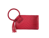 HF  Tassel Accented Embossed Wristlet Clutch  JYV-0374 by hfstylish