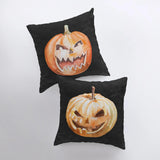 Jack O Lantern Pillow Cover | Fall Décor | Halloween Pillows | Halloween Décor | Fall Throw Pillows | Cute Throw Pillows by UniikPillows - Vysn