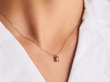 Garnet Silver Charm by Little Sky Stone