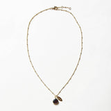 January Garnet Birthstone Necklace by Tiny Rituals