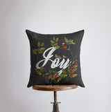 Joy Pillow Case | Throw Pillow | Joy Pillow | Home Decor | Christmas Pillow Cover | Christmas Décor | Christmas Gift | Thank you Gift by UniikPillows