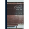 Analytic Function Theory; 1