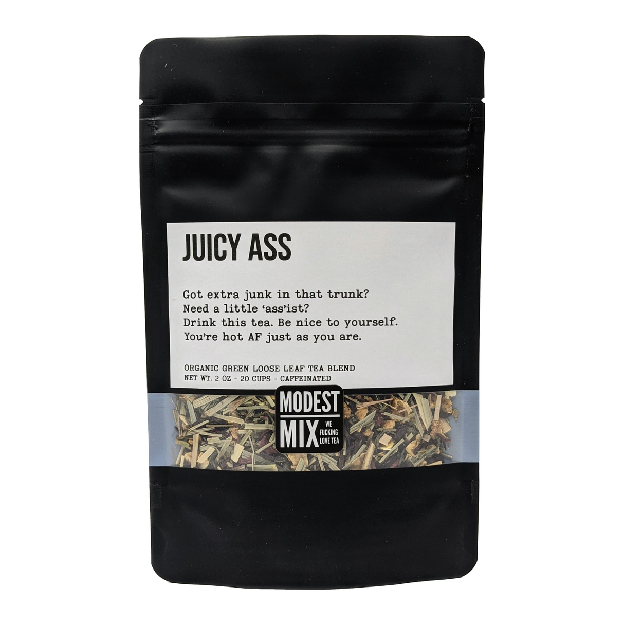 Juicy Ass - Refreshing Hibiscus & Lemon Green Tea with Milk Thistle by ModestMix Teas