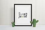 Just One More Plant Obsessed Humorous Home Wall Decor Print by WinsterCreations™ Official Store