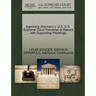 Egenberg (Norman) V. U.S. U.S. Supreme Court Transcript of Record with Supporting Pleadings