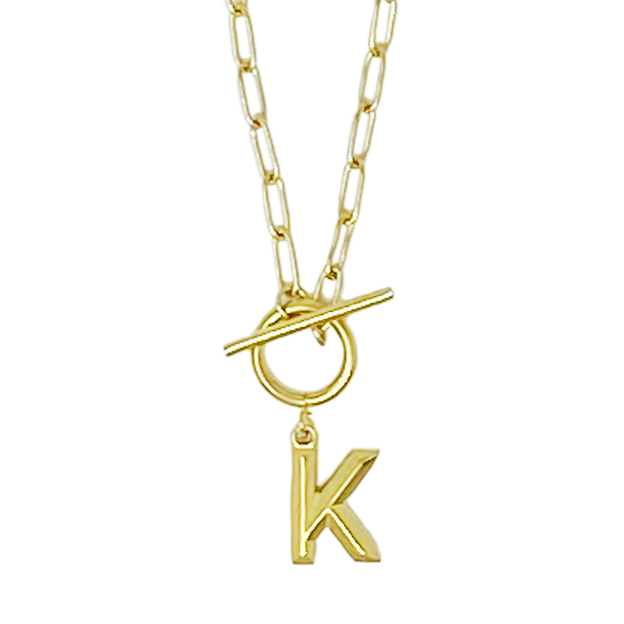 Modern Classic Initial Necklace by Ellisonyoung.com