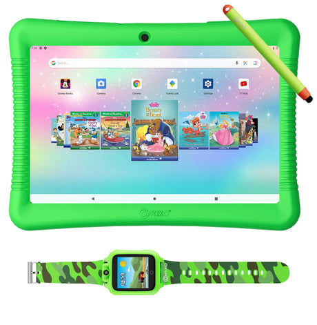 Contixo K102 10" Kids Tablet with Stylus and Smart Watch Bundle by Contixo