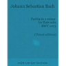 Partita in a minor for flute solo BWV 1013 (Urtext edition)