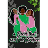 Notebook: Pink Green Ivy Designer College Ruled Lined Blank Notebook Journal Notepad, Sisterhood Paraphernalia; Alpha Kappa Alpha Themed; AKA themed