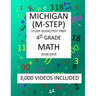 4th Grade MICHIGAN M-STEP, 2019 MATH, Test Prep: : 4th Grade MICHIGAN STUDENT TEST of EDUCATION PROGRESS 2019 MATH Test Prep/Study Guide