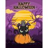 Happy Halloween: coloring book for kid
