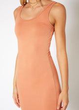 Women's Basic Scoop Neck Dress by Shop at Konus