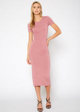 Women's Slit Back Long Dress by Shop at Konus