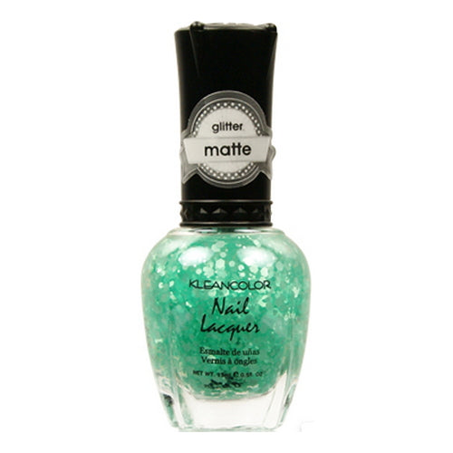 KLEANCOLOR Glitter Matte Nail Lacquer - On-Off Relationship