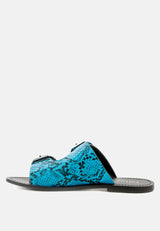 kelly flat sandal with buckle straps by London Rag