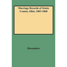 Marriage Records of Scioto County, Ohio, 1803-1860