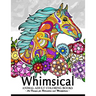 Whimsical Animal adult coloring books: Art Design for Relaxation and Mindfulness (Elephant, Bird, Penguin, Tiger, Deer and other)