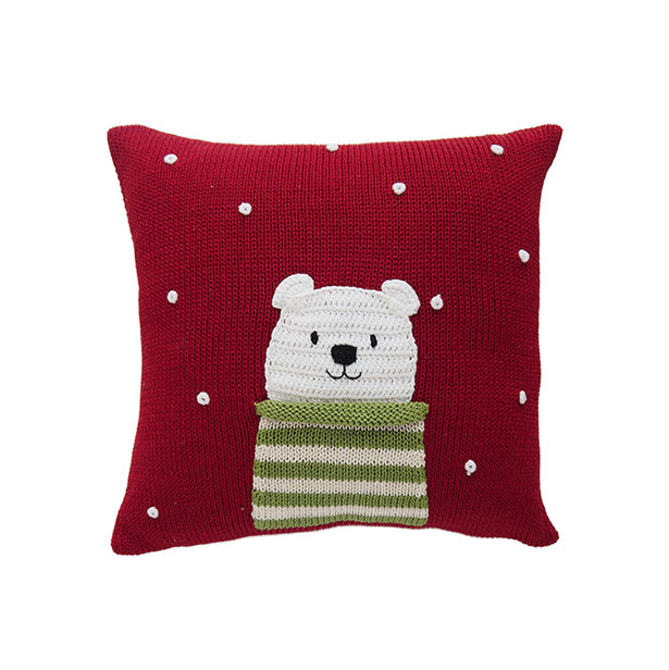 Polar Bear 10" Pillow by Melange Collection