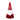 Santa Cone Pillow, 15", Red by Melange Collection