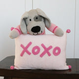 XOXO Mini Pillow, pink by Melange Collection